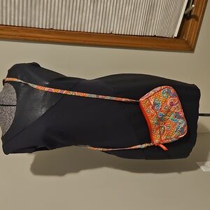 Vera Bradley on the go paisley crossbody